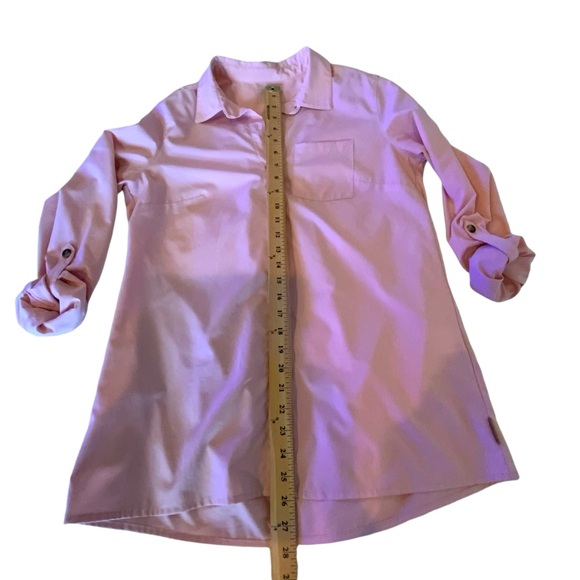 Zeroxposur Oversized Pink Buttondown Top Longsleeves Size S  Fits Like a Large - Picture 7 of 10